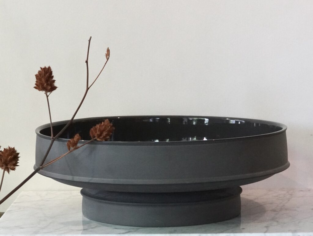 Verhoogde kom XL Slate Dune