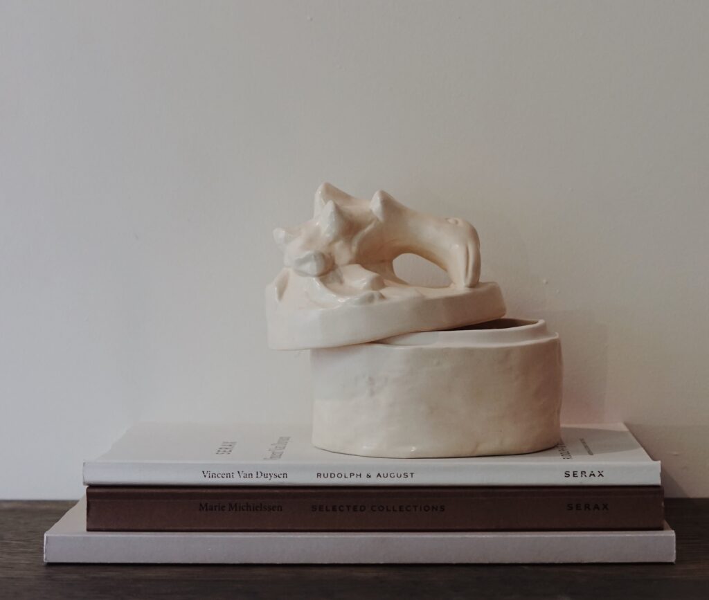 geurkaars M ivory Encensoir