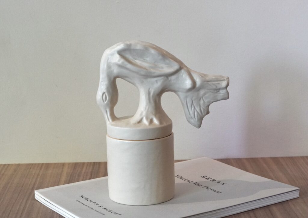 Geurkaars S ivory Encensoir