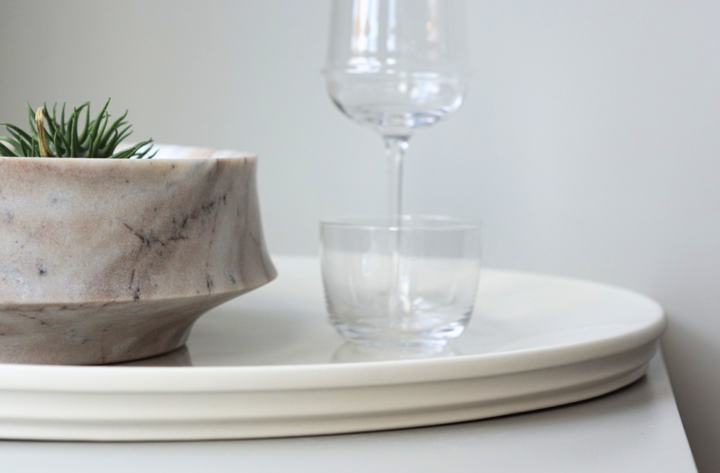 Serving dish oval L Alabaster Dune