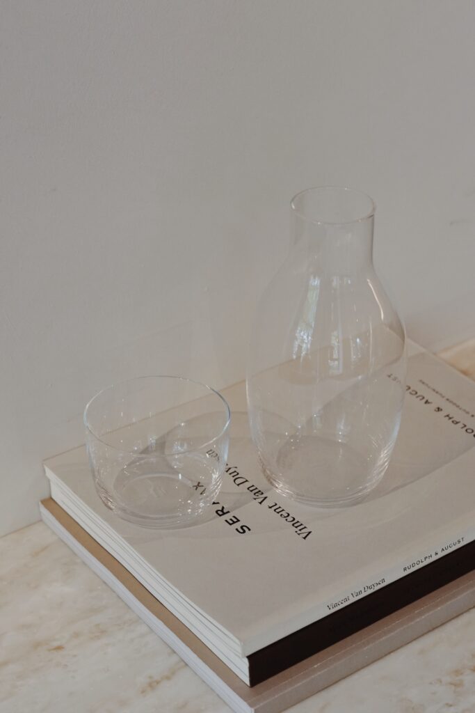 Karaf met glas transparant Passe-partout