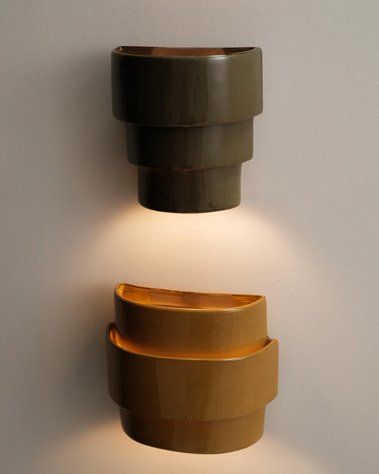 Wandlamp Jim lichtgroen Terres de rêves